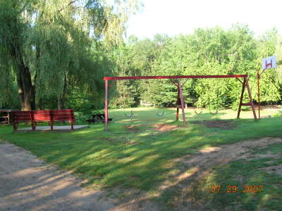 Kids swing area